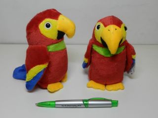 Obrázek z Papoušek plyšový 15cm(6) 
